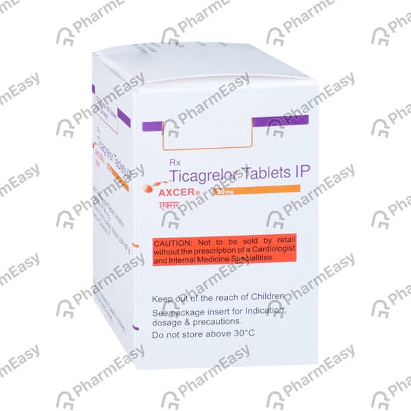 Axcer 90mg Bottle Of 120 Tablets