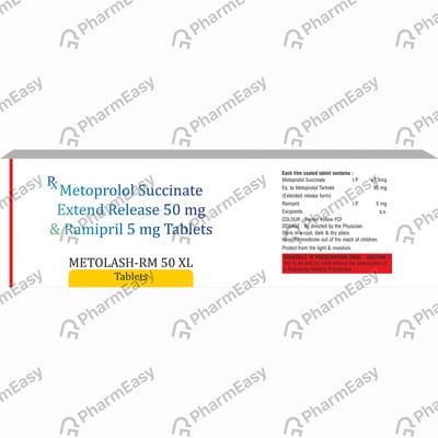 Metolash Rm 50mg Xl Strip Of 10 Tablets
