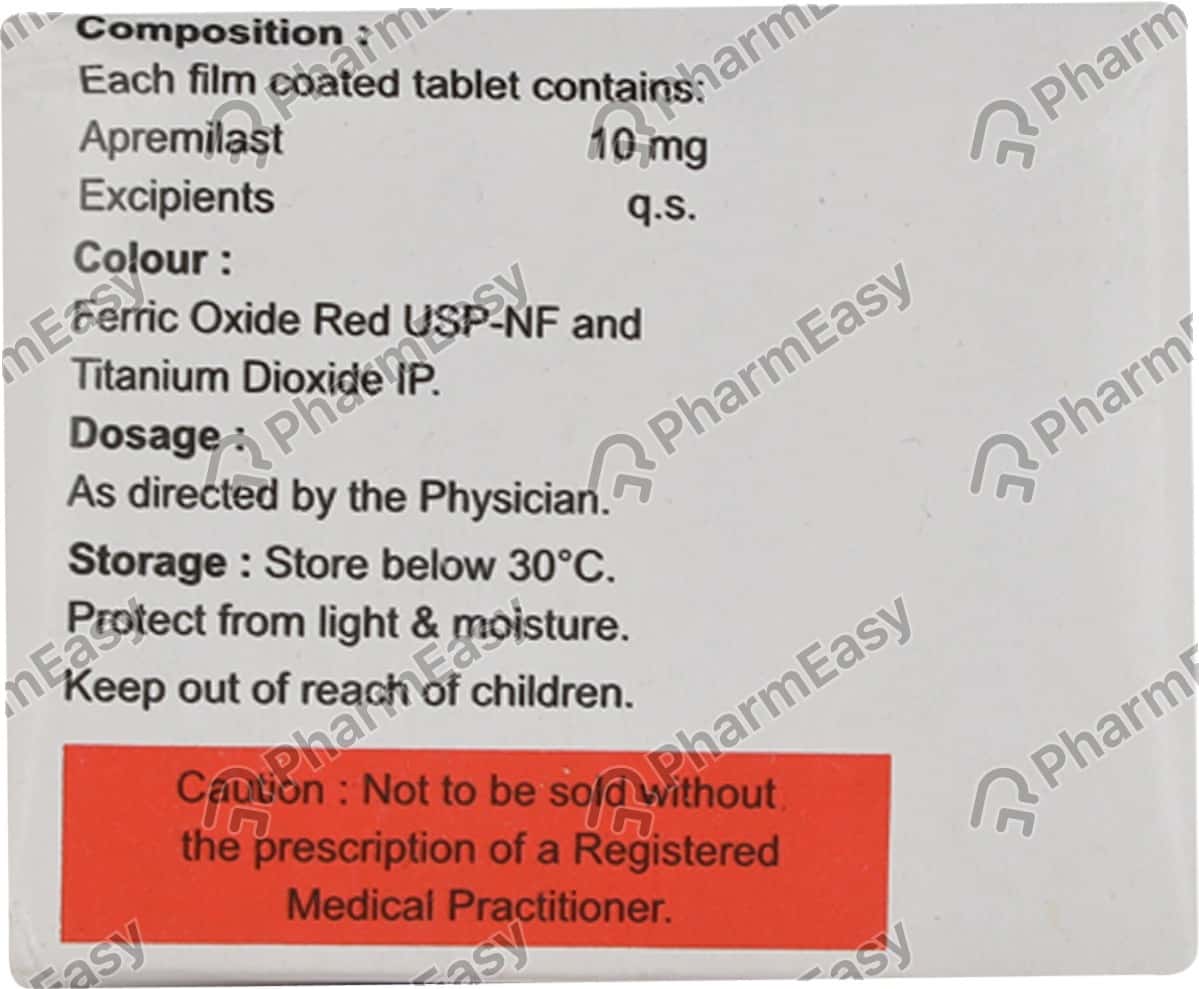 Apxenta 10 MG Tablet (10): Uses, Side Effects, Price & Dosage | PharmEasy