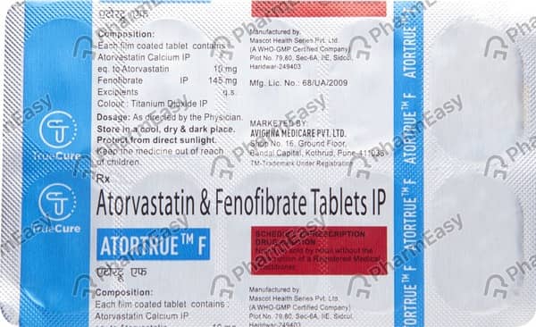 Atortrue F Strip Of 10 Tablets