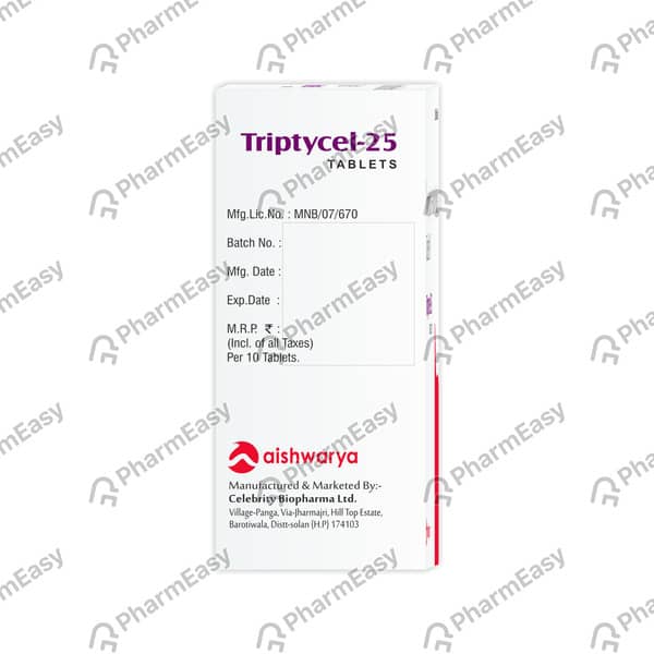Triptycel 25Mg Strip Of 10 Tablets