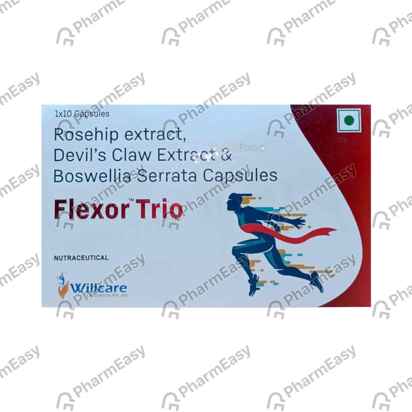 Flexor Trio Strip Of 10 Capsules