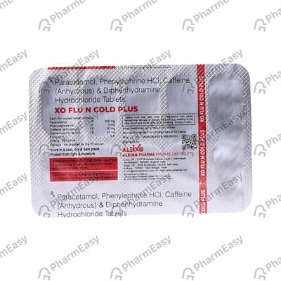 Xo Flu N Cold Plus Strip Of 10 Tablets