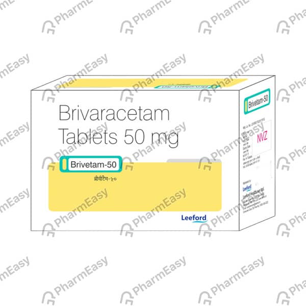 Brivetam 50mg Strip Of 14 Tablets