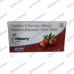 UTIBERRY STRIP OF 10 TABLETS