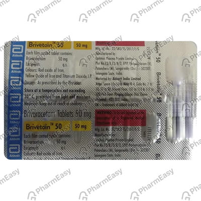 Brivetoin 50mg Strip Of 10 Tablets