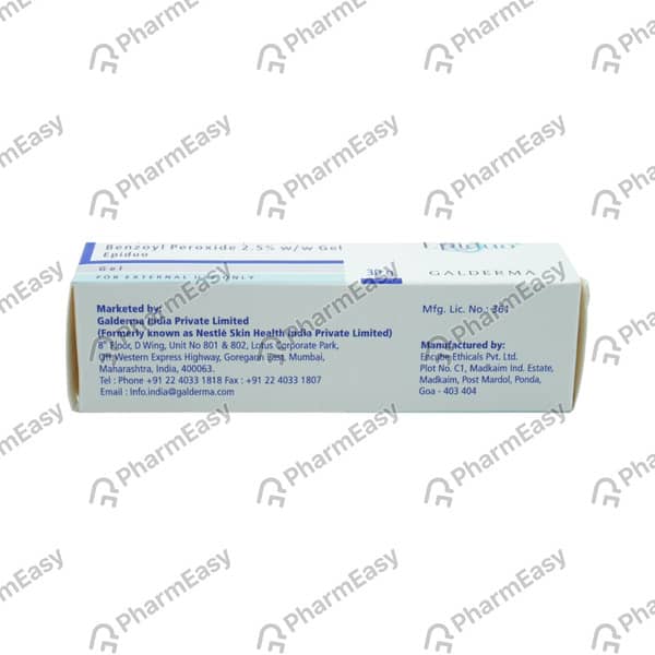 Epiduo Pump Tube Of 30gm Gel