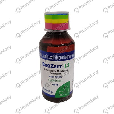 Brozeet Ls Sugar Free Bottle Of 100ml Expectorant