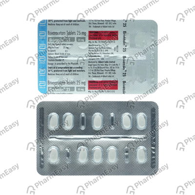 Brivetoin 25mg Strip Of 10 Tablets