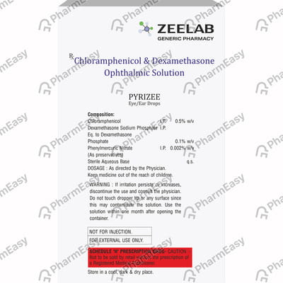 Pyrizee Bottle Of 5ml Eye/Ear Drops