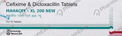 MAHACEF XL 200MG NEW STRIP OF 10 TABLETS