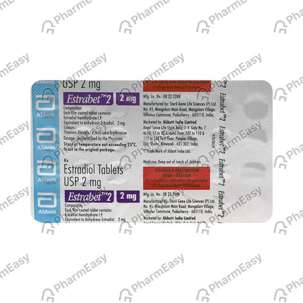 Estrabet 2mg Kit Strip Of 1 Tablet