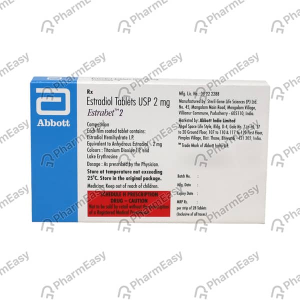 Estrabet 2mg Kit Strip Of 1 Tablet