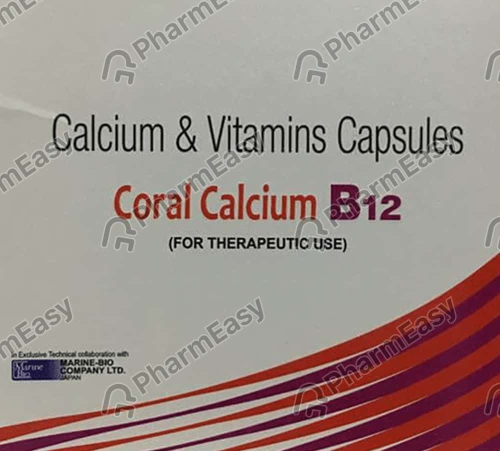 Coral Calcium B12 Strip Of 15 Tablets