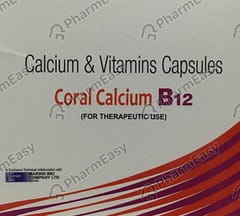 CORAL CALCIUM B12 STRIP OF 15 TABLETS