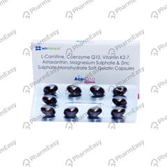 ACE Q10 STRIP OF 10 SOFTGEL CAPSULES