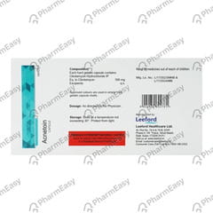Acnetoin 300mg Strip Of 10 Capsules