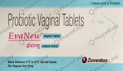 EVANEW STRIP OF 8 VAGINAL TABLETS