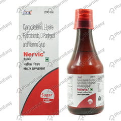 Nervic Sugar Free Bottle Of 200ml Syrup