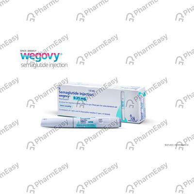 Wegovy 0.25mg Flextouch Pre Filled Pen Of 1.5ml Solution For Injection