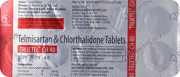 Truetel Ch 40Mg Strip Of 10 Tablets