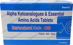 Nefrosave Keto Ds Strip Of 10 Tablets