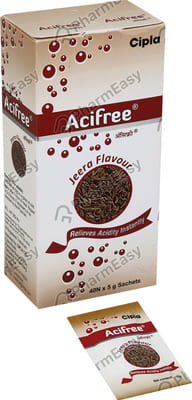 Acifree Jeera Flavour Sachet Of 5gm Powder