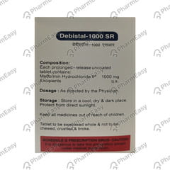 Debistal Sr 1000 Strip Of 15 Tablets
