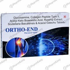 ORTHO END STRIP OF 10 FLAVOURED TABLETS