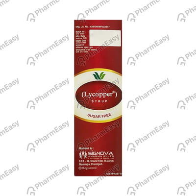 Lycopper Sugar Free Bottle Of 300ml Syrup