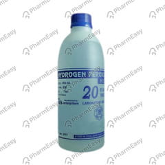 HYDROGEN PEROXIDE BOTTLE OF 450ML SOLUTION