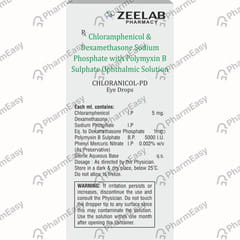 CHLORANICOL PD BOTTLE OF 5ML EYE DROPS