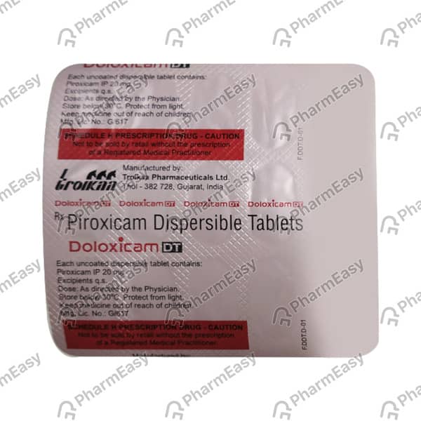 Doloxicam Dt Strip Of 15 Tablets