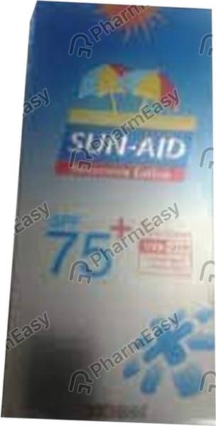 Sun Aid Spf 75 Plus Sunscreen Tube Of 100Gm Lotion