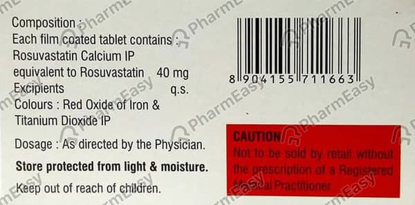 Revostat 40mg Strip Of 10 Tablets