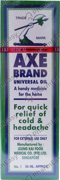 Axe Brand For Quick Relief Of Cold & Headache Oil 56Ml