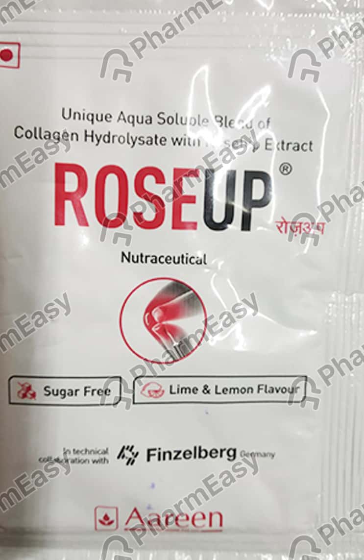 Roseup Lime And Lemon Flavour Sugar Free Sachet Of 8gm Oral Powder