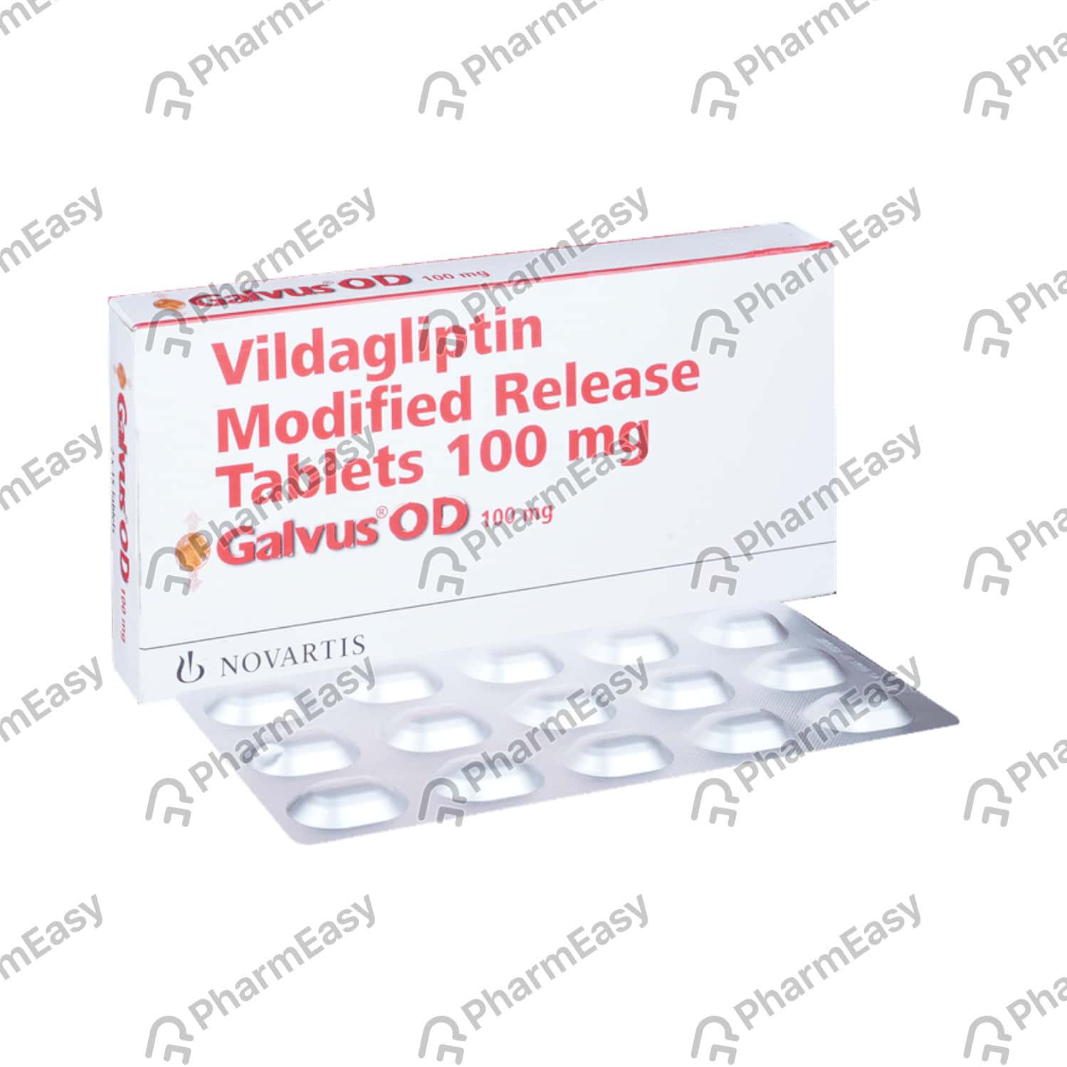 Galvus Od 100mg Strip Of 10 Tablets