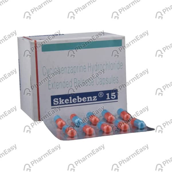 Skelebenz 15mg Strip Of 15 Capsules