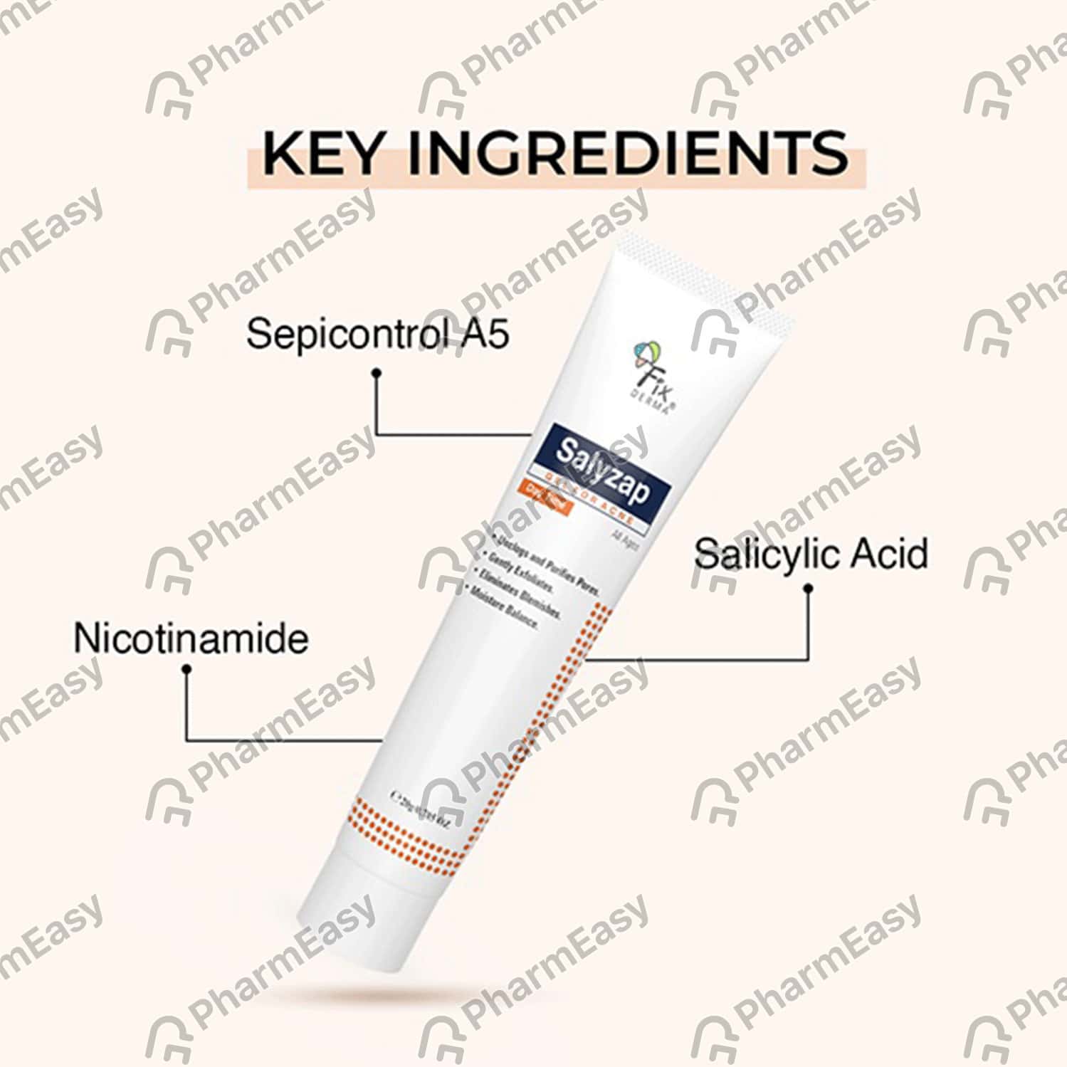 Gel Cicatriciel Fixderma - Réduit Cicatrices Acné Et Vergetures, 15 G, Naturel