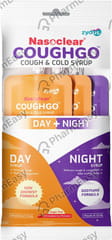 NASOCLEAR COUGHGO STRAWBERRY FLAVOUR SUGAR FREE DAY/NIGHT POUCH OF 10ML SYRUP( PACK OF 3)