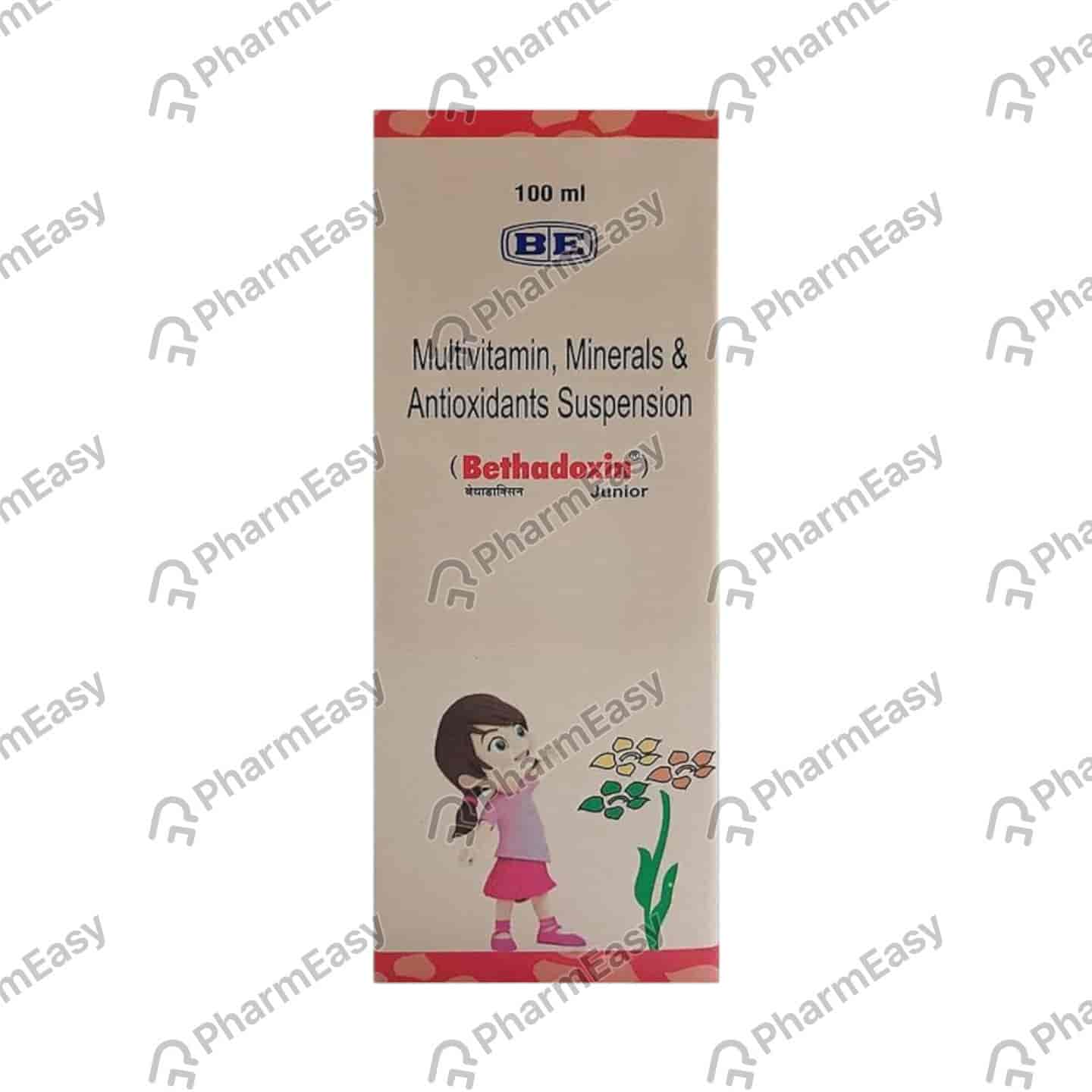 Bethadoxin Junior Mix Fruit Flavour Bottle Of 100ml Suspension