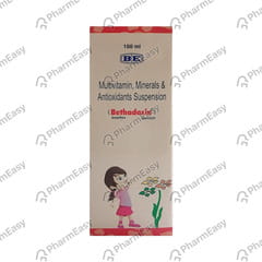 BETHADOXIN JUNIOR MIX FRUIT FLAVOUR BOTTLE OF 100ML SUSPENSION