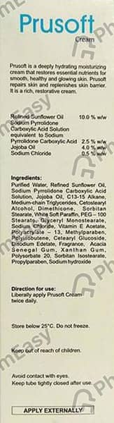 Prusoft Tube Of 100Gm Cream
