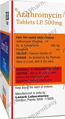 Zithrozem 500mg Strip Of 3 Tablets