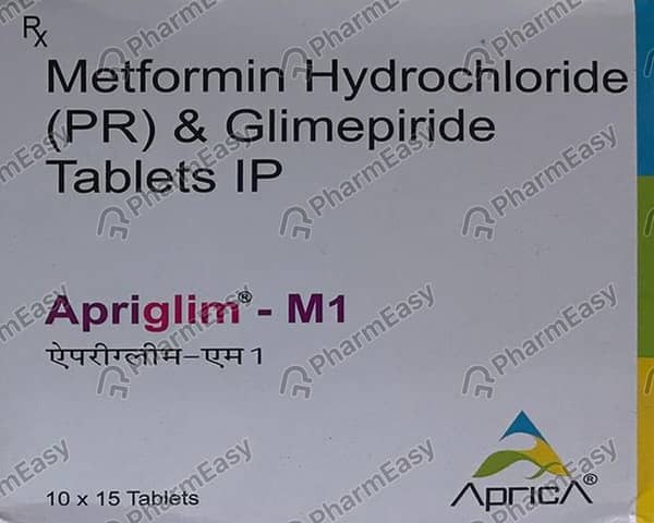 Apriglim M 1mg Strip Of 15 Tablets