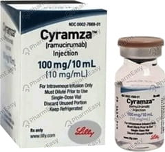 CYRAMZA 100MG VIAL OF 10ML SOLUTION FOR INFUSION