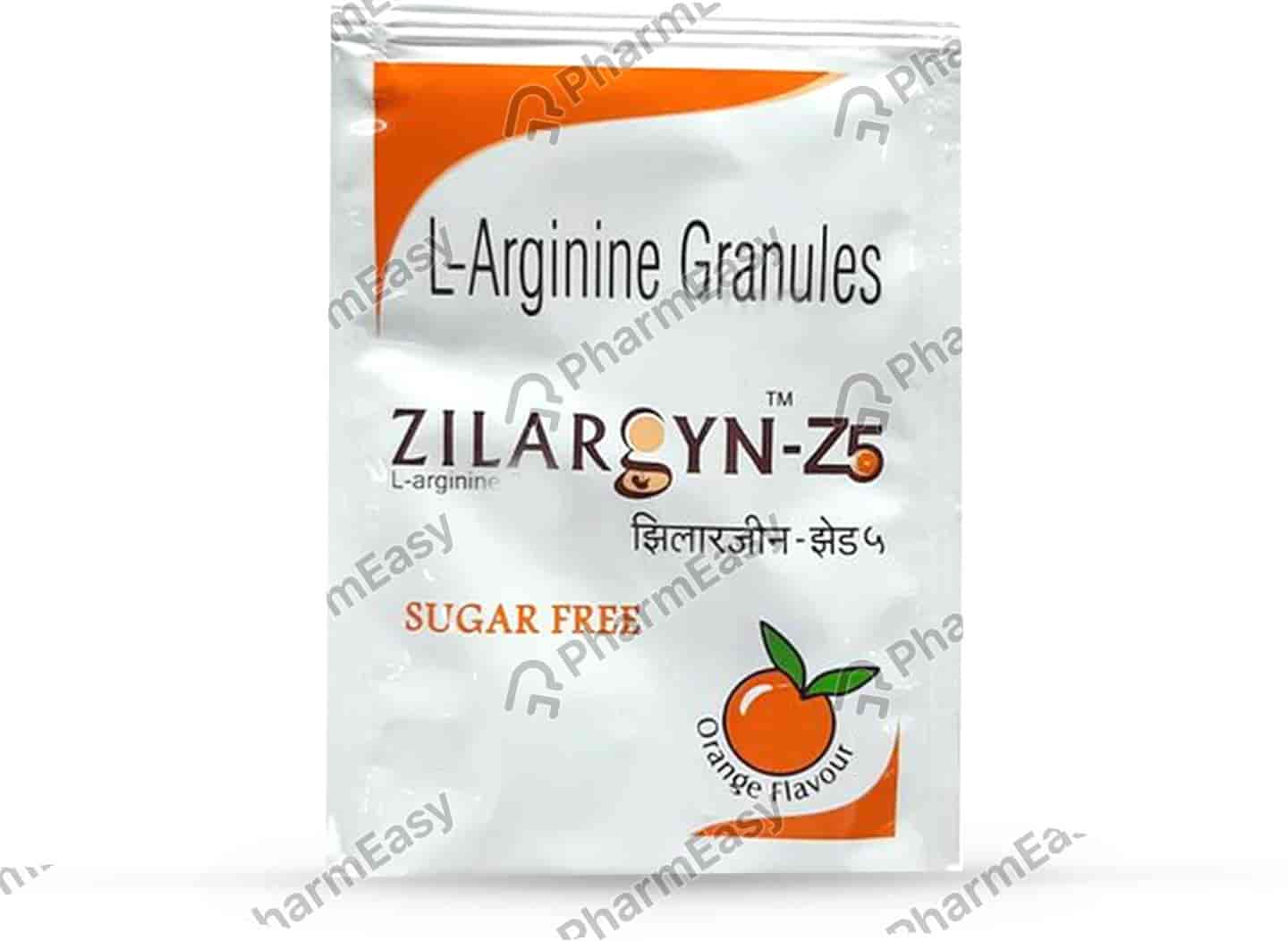 Zilargyn Z5 Sugar Free Orange Flavour Sachet 5gm Granules
