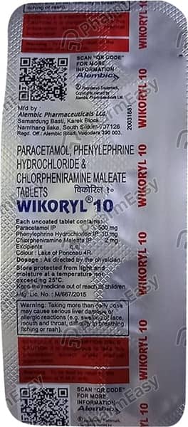 Wikoryl 10 Tablet