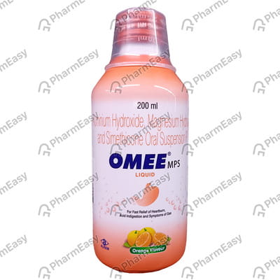 Omee Mps Orange Flavour Bottle Of 200ml Oral Liquid